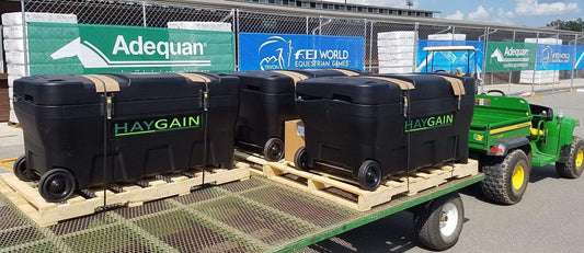 How 22 Hay Steamers Got to the World Equestrian Games