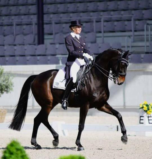 Dressage star Mary Hanna chats all things horses and Haygain